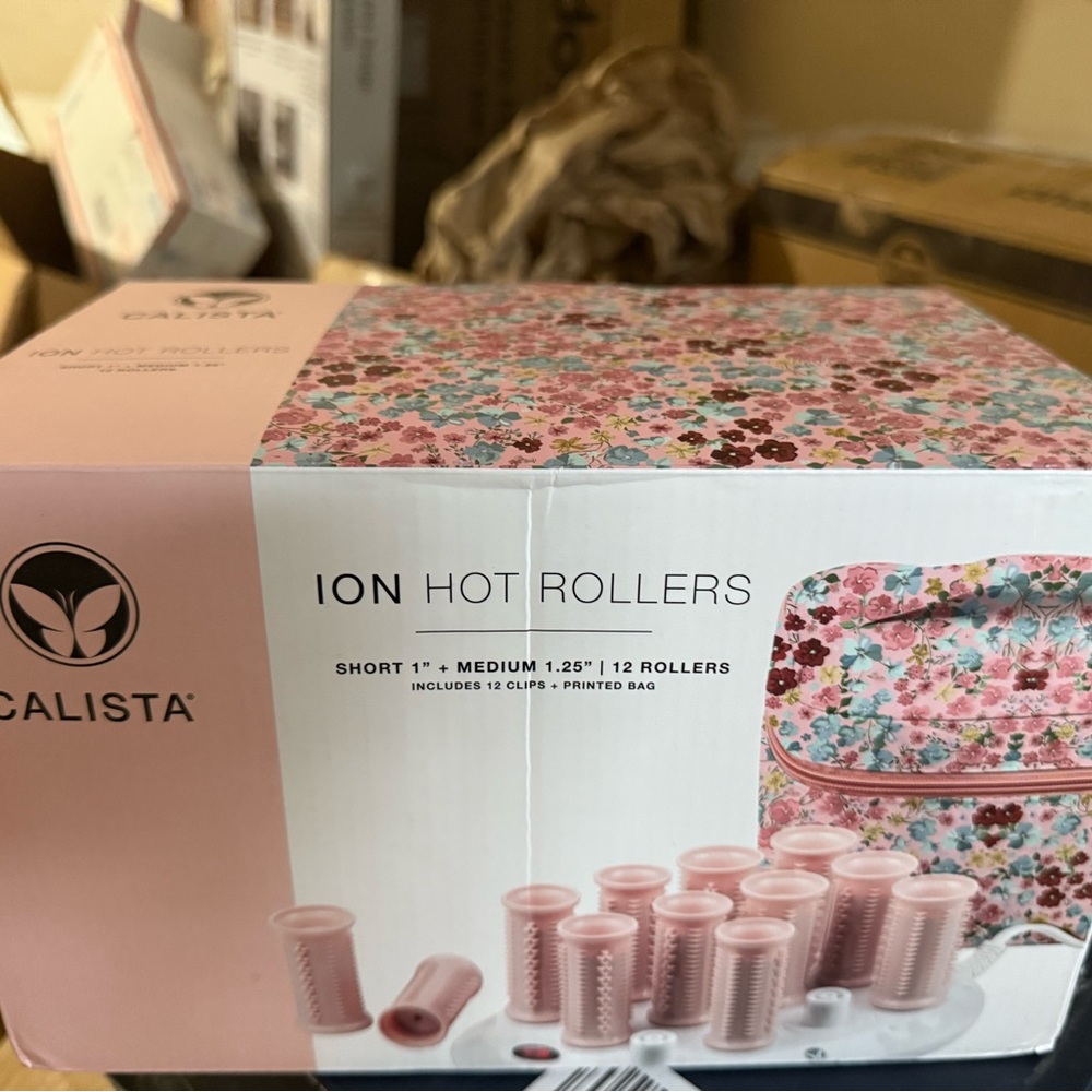 Calista Ion Hot Rollers 12pc Set Special Edition - New in box! MSRP: 92$ - Picture 7 of 8